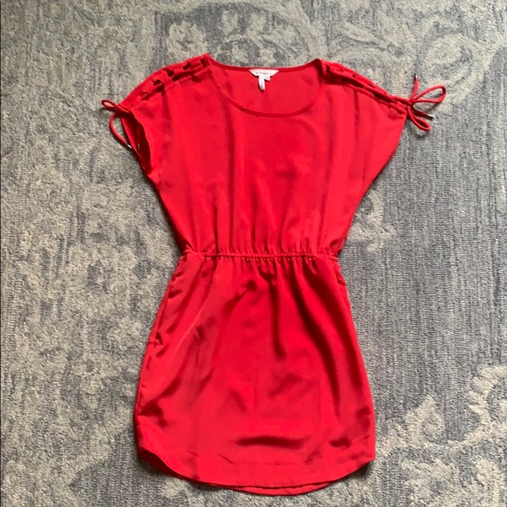 Coral BCBG dress
